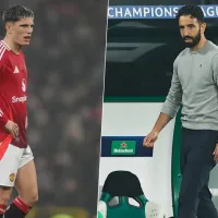 Ruben Amorim ya trabaja para potenciar a Alejandro Garnacho en el Manchester United