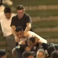 El violento tackle del Pity Martínez a Villa tras la derrota de River