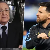 El inesperado dardo que Florentino Pérez le lanzó a Lionel Messi en la asamblea del Real Madrid