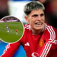 La jugada de Garnacho que hizo enfurecer a los hinchas del Manchester United: ＂Pasá la pelota＂