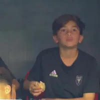 Thiago Messi fue a ver a Newell's: el motivo