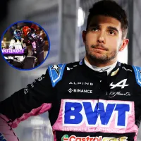 No se vio: el gesto de Esteban Ocon con Franco Colapinto después del accidente en el GP de Qatar