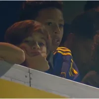 La reacción de Thiago Messi en La Bombonera al gol de Boca contra Gimnasia por la Liga Profesional