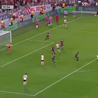 Maxi Meza hizo un golazo para que River le gane a San Lorenzo