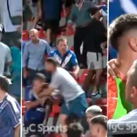 No se vio en TV: así fue la pelea entre jugadores e hinchas de Vélez tras perder la final de la Copa Argentina