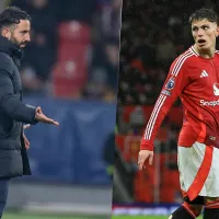 Ruben Amorim admitió su distanciamiento con Alejandro Garnacho