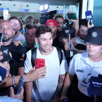 Gonzalo Montiel llegó a Argentina para sumarse a River y fue recibido de manera caótica: “Ni lo dudé”