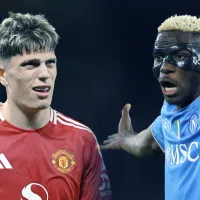 Osimhen podría destrabar la salida de Garnacho de Manchester United en una extraña negociación con Napoli