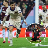 Enzo Fernández venció al Dibu Martínez y convirtió el gol para que Chelsea le gane a Aston Villa