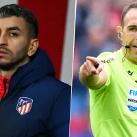 Ángel Correa pidió disculpas tras su polémica con el árbitro Guillermo Cuadra Fernández