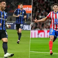 Cargados de goles: así llegan Lautaro Martínez y Julián Álvarez a los partidos con Uruguay y Brasil