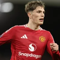 Tras no ser convocado por Scaloni, Garnacho igualó un récord de Cristiano Ronaldo