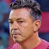 No se vio: la reacción de Gallardo ante el penal errado por Borja en River vs. Ciudad de Bolívar