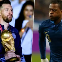 Patrice Evra volvió a cargar contra Lionel Messi y la Selección Argentina: ”Le dieron el Mundial”