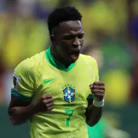 Brasil le ganó a Colombia con un gol agónico de Vinícius Júnior