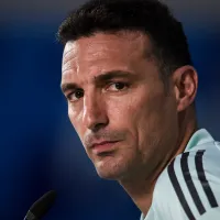 Alarma para Scaloni: el jugador de la Selección Argentina que se golpeó en la práctica y es duda para estar con Brasil