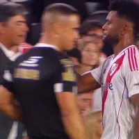 VIDEO | El gesto de Miguel Borja a los hinchas de River tras reemplazado vs. Rosario Central
