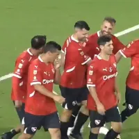 El Kun Agüero volvió al fútbol en el Senior de Independiente y marcó un golazo ante Racing