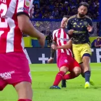 ¿Era roja? El codazo de Milton Giménez que desató la polémica en Boca vs. Barracas