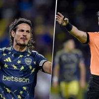 El picante cruce entre Fernando Echenique y Edinson Cavani tras el gol anulado a Boca: “Leé el reglamento”