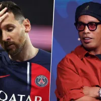 Ronaldinho defiende a Lionel Messi por su paso por el PSG