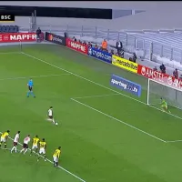 El penal que erró Driussi para River ante Barcelona de Ecuador por la Libertadores
