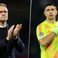 La advertencia de Luis Enrique a Dibu Martínez para la vuelta del PSG vs. Aston Villa por Champions League