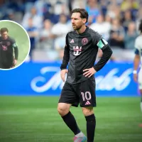 No se vio en TV: el gesto de Messi a un hincha que le mostró la camiseta de Cristiano Ronaldo