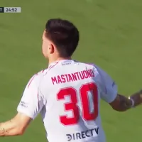 El golazo de tiro libre de Franco Mastantuono en el Superclásico entre River y Boca