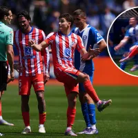 Susto en Atlético de Madrid: Julián Álvarez fue expulsado por una patada, pero lo salvó el VAR