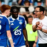 La loca reacción de Valentín Barco en el triunfo ante PSG que puso al Racing de Estrasburgo a soñar con la Champions League