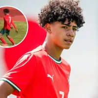Estreno y homenaje: Cristiano Ronaldo Jr convirtió sus primeros dos goles con Portugal y festejó igual que su padre
