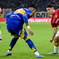 El gesto de Santiago Montiel a los hinchas de Boca tras el gol de Independiente
