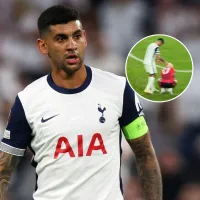 No se vio en TV: el gesto de Cuti Romero con Garnacho tras ganarle la Europa League con el Tottenham