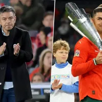La respuesta de Cristiano Ronaldo cuando le preguntaron por el llamado de Gallardo y Pity Martínez