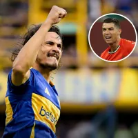La reacción de Edinson Cavani al ser consultado si había llamado a Cristiano Ronaldo para jugar en Boca