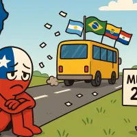 Chile quedó afuera del Mundial 2026 y estallaron los memes en redes sociales