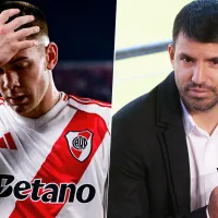 Kun Aguero defendió a Franco Mastantuono de la crítica de los hinchas de River: ”Pagale un sueldo acorde a la cláusula…”