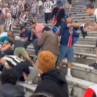 No se vio en TV: fuerte pelea en las tribunas entre hinchas de Botafogo y PSG en el Mundial de Clubes