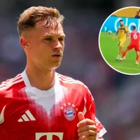 No se vio en TV: Joshua Kimmich festejó el gol de Bayern Múnich en la cara de los jugadores de Boca