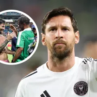 El gesto de Lionel Messi con una leyenda de la Selección de Brasil tras el 2 a 2 del Inter Miami con Palmeiras