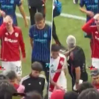 Franco Mastantuono se retiró llorando tras el River vs. Inter de Milán