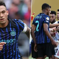 Lautaro Martínez se refirió al cruce entre Marcos Acuña y Denzel Dumfries