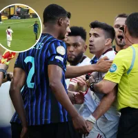 No se vio: la verdad del cruce entre Denzel Dumfries y Marcos Acuña tras River vs Inter