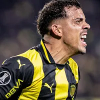 En un partido a pura fricción, Peñarol venció a Racing en la ida de los octavos de final de la Copa Libertadores