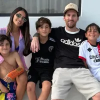 El video de Lionel Messi y su hijo jugando al fútbol que enloqueció a los hinchas de Newell’s: “En todos lados”
