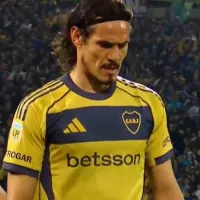 No se vio en TV: la polémica reacción de Edinson Cavani cuando salió reemplazado en Independiente Rivadavia vs. Boca