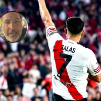 En River, Maxi Salas tiene el optimismo goleador que tenía Palermo en Boca