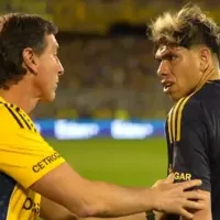 ¿Qué se dijeron? El cruce Carlos Palacios y Claudio Úbeda tras el cambio en Rosario Central vs. Boca