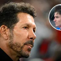 Con un discurso de 30 segundos, Diego Simeone explicó el polémico cambio que enfureció a Julián Álvarez en Atlético de Madrid